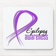 Consciência da epilepsia da fita do Grunge Mouse Pads