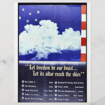 Conserva da liberdade esta herança panfletos personalizados