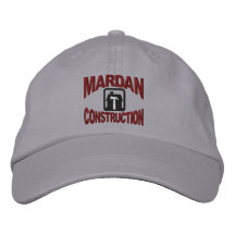 Construção de Mardan Boné Bordado