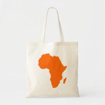 Continente de África Bolsa De Lona