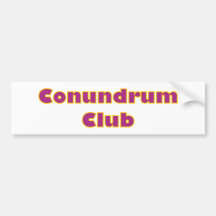 Conundrum clube adesivo