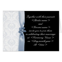 Convite azul & preto da luz - do casamento tema da cartao