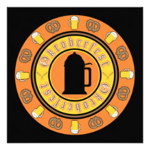 Convite da cerveja e dos pretzeis