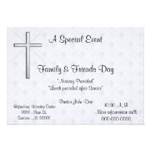 Convite da igreja que recolhe o evento especial