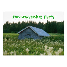 Convite de festas do Housewarming