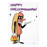 Convite de festas feliz de Halloweenie