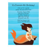 Convite do aniversário da sereia