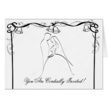 Convite do casamento cartoes
