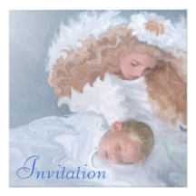 Convite do feriado do Natal do anjo de Gaurdian