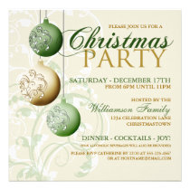 Convite festivo da festa de Natal convites