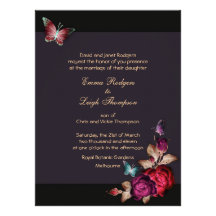 Convite floral do casamento da multi cor