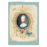 Convite novo do cartão da rainha Marie Antoinette