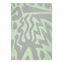 Convite verde Funky