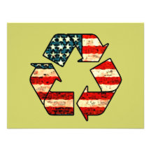 Convites de América do reciclar