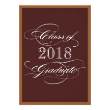 convites modernos elegantes da graduação