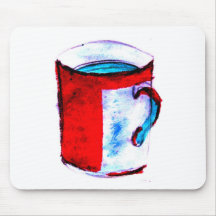 copo de café grande mousepad
