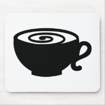 Copo de café mouse pad