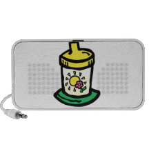 copo sippy verde caixinha de som para iPhone