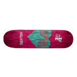 Coração azul skate