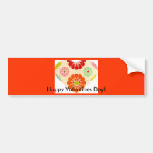 Coração com flores (autocolante no vidro traseiro) adesivos