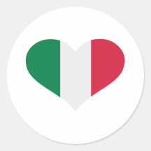 Coração da bandeira de México Adesivo