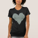 Coração da fita adesiva tshirts