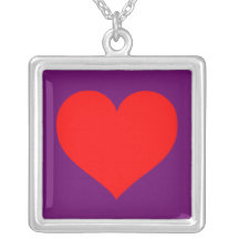Coração do amor bijuteria personalizada