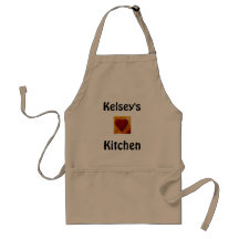coração, Kelsey, cozinha Aventais