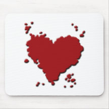 coração mousepad