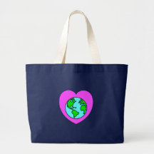 Coração nosso planeta bolsa