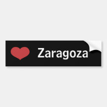 Coração Zaragoza Adesivo