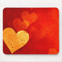 Corações Mousepad do Grunge