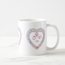 Corações que Wedding a caneca do favor