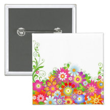 Cores brilhantes pins