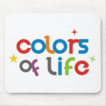 Cores da vida mouse pads