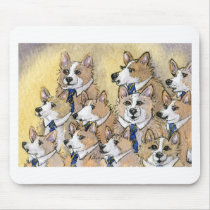 Coro do uivo do cão do Corgi de Galês tapetes para ratos