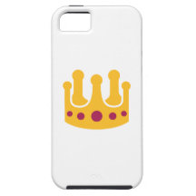Coroa dourada capa iPhone 5 Case-Mate