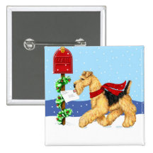 Correio de Dale do Natal de Airedale Pins