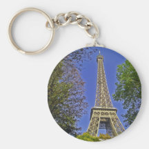 Corrente chave da torre Eiffel Chaveiro