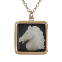 Corrente do pendente da cabeça de cavalos pingente