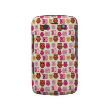 Corujas bonitos capa blackberry bold