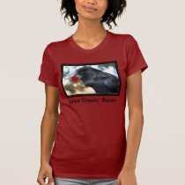 Corvo de Cravin do amor t - shirts