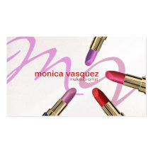 Cosmetologist elegante cartao de visita