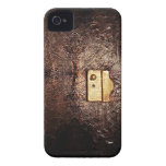 Couro do vintage capa iPhone 4 Case-Mate
