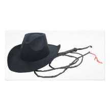 CowboyHatWhip090309 Cartões Com Foto Personalizados