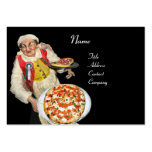 COZINHA ITALIANA do PARTIDO da PIZZA, PIZARIA, ver Cartoes De Visitas