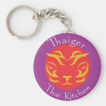 Cozinha tailandesa de Thaiger Chaveiro