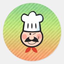 Cozinheiro chefe adesivos