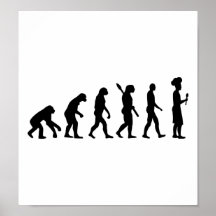 Cozinheiro chefe do cozinheiro da evolução posters