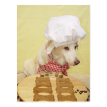 Cozinheiro chefe Myrtie Cartao Postal